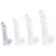 Gode transparent Dildick S 12.5 x 3.5cm
