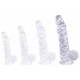 Gode transparent DILDICK XL 19 x 5cm 