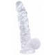 Gode transparent DILDICK XL 19 x 5cm 