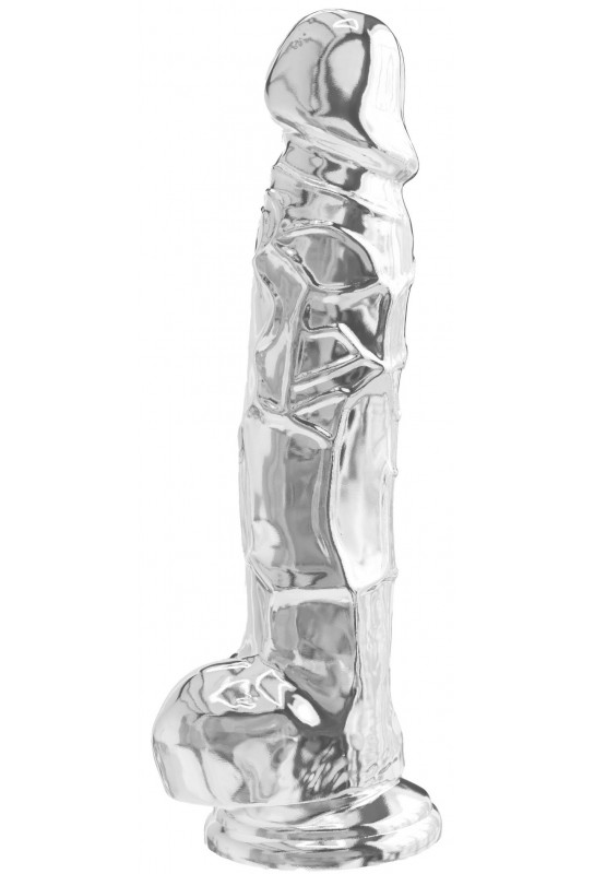 Gode Réaliste Diamond Dick 18 x 4.9cm Transparent 
