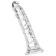 Gode Sans Bourse Diamond Dick 23 x 4.5cm Transparent 