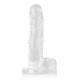 Gode Transparent Clean Dick M 14 x 4cm 