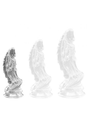 Gode transparent Curved Horn S 13 x 4.5cm 