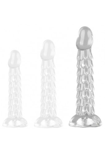 Gode Transparent Scales Mush L 20 x 4.5cm 