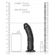 Gode Little Curved ReakRock 15.5 x 3.7 cm Noir 