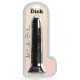 Gode Brock The Dick 21 x 4 cm Noir 