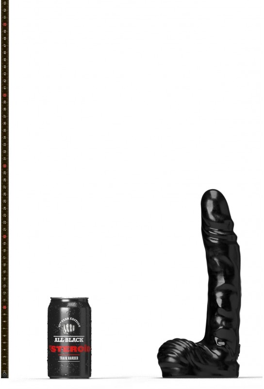 Gode ABS01 The Jock All Black Steroïd 22 x 5.5cm 