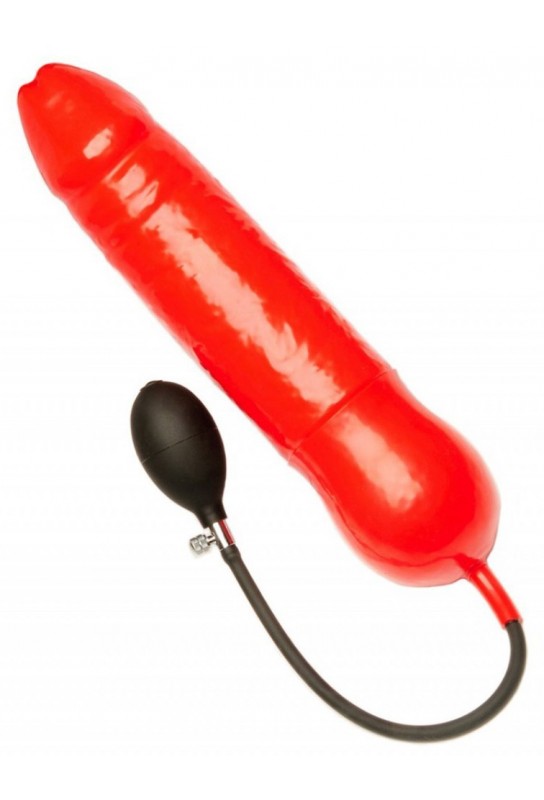 Gode gonflable Couleur rouge 30 x 7cm 