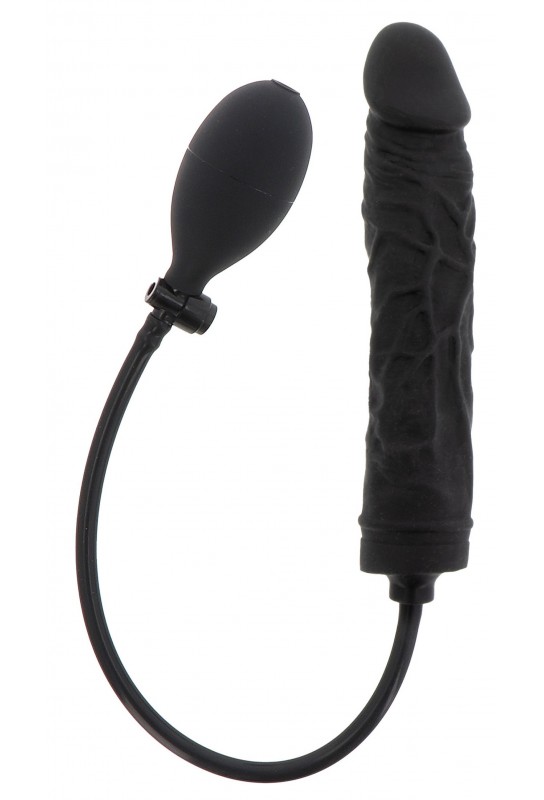 Gode gonflable Inflat Dong Advanced 18 x 3.5 cm Noir 