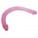 Double Gode Jelly 45 x 3.5 cm Mauve 
