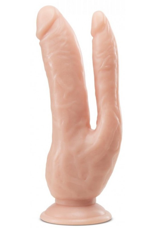 Double gode Dp Cock Dr Skin 18 x 6cm 