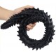 Double Gode Scolop M 50 x 4cm Noir 