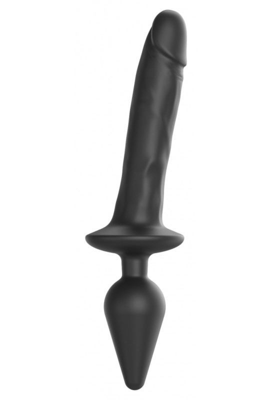Plug Dildo Switch Realistic Strap-On-Me L 16 x 3.4cm Noir 