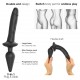 Plug Dildo Switch Realistic Strap-On-Me L 16 x 3.4cm Noir 