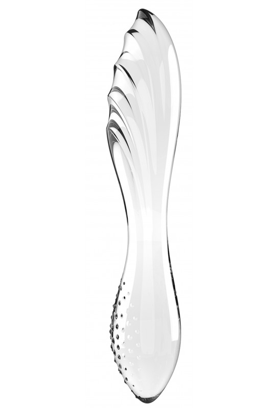 Gode en verre Dazzling Crystal 1 - 18 x 3.6cm Transparent 