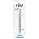 Double Gode Diamond Dick 34 x 3.8cm Transparent 