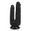 Double Gode Double Trouble 15 x 4.5cm Noir