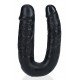 Double Gode U Shape 12 x 3cm Noir 