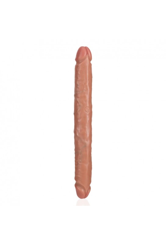 Double Gode Straight Slim 30.5 x 3.5cm Marron 