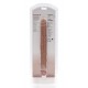 Double Gode Straight Slim 30.5 x 3.5cm Marron 
