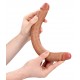 Double Gode Straight Slim 35.5 x 3.8cm Marron 
