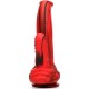 Double Gode Dobhorse 18 x 7cm Rouge et Noir 