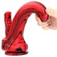 Double Gode Dobhorse 18 x 7cm Rouge et Noir 