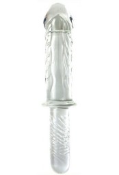 Gode Poignée en verre Ice King 16.5 x 5.2cm