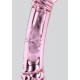 Gode en verre Rhinestone Scepter 23 x 3.6cm Rose 