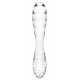 Gode en verre Dazzling Crystal 1 - 18 x 3.6cm Transparent 