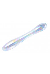 Gode en Verre Double Delight 22 x 3.6cm Transparent