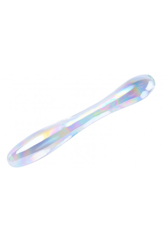 Gode en Verre Double Delight 22 x 3.6cm Transparent 