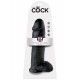 Gode King Cock 27 x 8 cm Noir 
