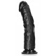 Gode Mega Curved RealRock 25 x 5.6cm Noir 
