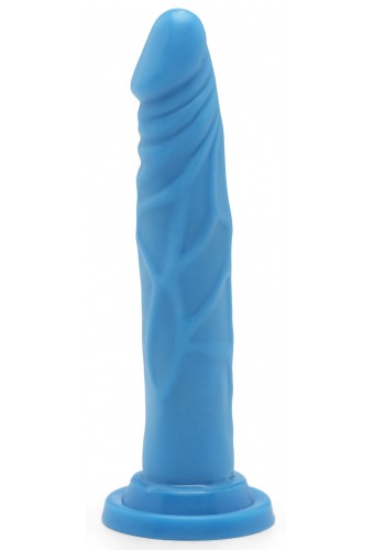 Gode Happy Dick 18 x 3.5 cm Bleu 