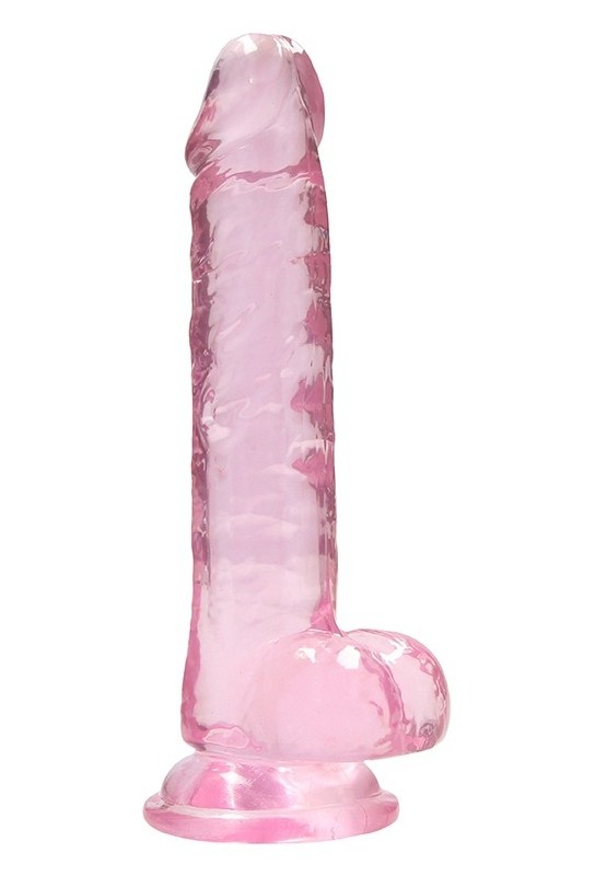 Gode Crystal Clear 14 x 3.5cm Rose 