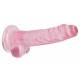 Gode Crystal Clear 14 x 3.5cm Rose 