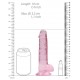 Gode Crystal Clear 14 x 3.5cm Rose 