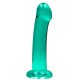 Gode Rody Crystal RealRock 16 x 4cm Vert 