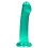 Gode Rody Crystal RealRock 16 x 4cm Vert