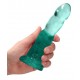 Gode Twist Crystal RealRock 16 x 4cm Vert 