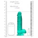 Gode Crystal Clear 16 x 4cm Vert 