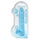 Gode Crystal Clear 19 x 4.5cm Bleu 