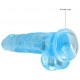 Gode Crystal Clear 16 x 4cm Bleu 