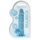 Gode Crystal Clear 14 x 3.5cm Bleu 