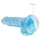 Gode Crystal Clear 14 x 3.5cm Bleu 