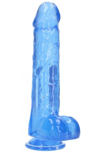 Gode Crystal Clear 21 x 5.5cm Bleu 