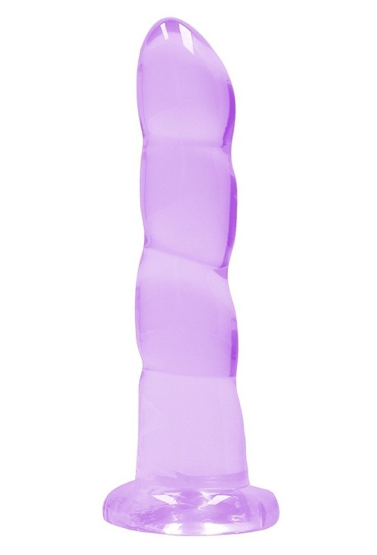 Gode Twist Crystal RealRock 16 x 4cm Violet 