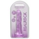 Gode Twist Crystal RealRock 16 x 4cm Violet 