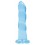 Gode Twist Crystal RealRock 16 x 4cm Bleu